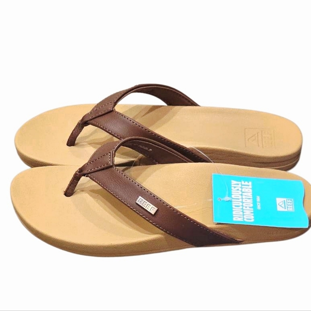 Reef Hali Flip-Flop Sandals-‎ Brown